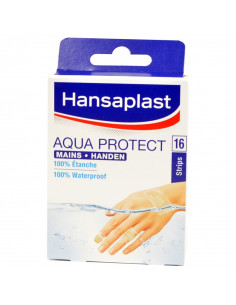 Hansaplast Aqua Protect Speciaal voor Handen 16 strips